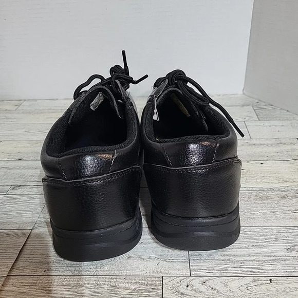 Perry Ellis Portfolio Men's 9.5 M Slip Guard Resistant Blk Work Shoes Ultra Foam - Picture 4 of 8